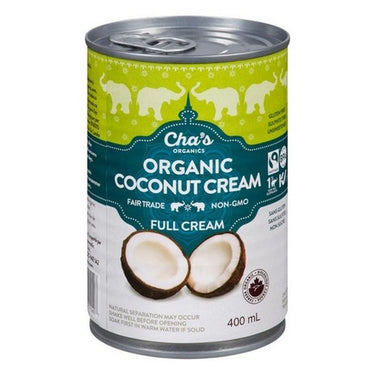 Chas Organics, Organics Coconut Cream, 400 Ml (Case Of 12)