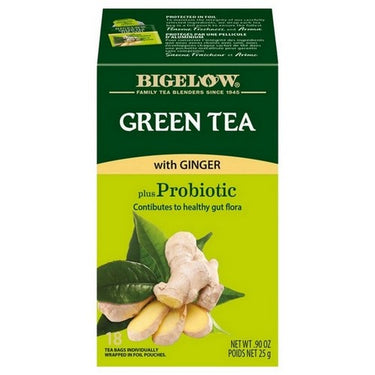 Probiotic Green Tea With Ginger 18 Bags by Bigelow