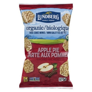 Lundberg, Organic Apple Pie Rice Cake Mini, 142 Grams (Case Of 6)