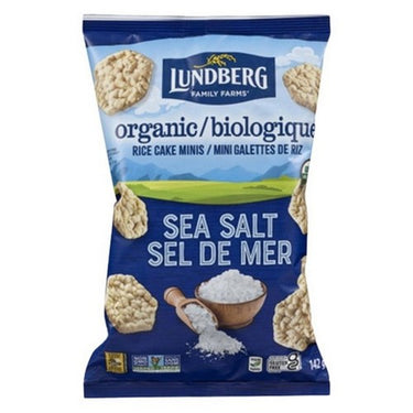 Lundberg, Organic SeaSalt Mini Rice Cakes, 142 Grams (Case Of 6)