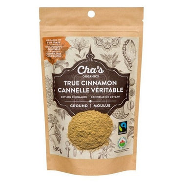 Chas Organics, Organics True Cinnamon Ground, 130 Grams (Case Of 6)