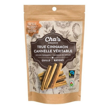 Chas Organics, Organics True Cinnamon Quills, 80 Grams (Case Of 6)