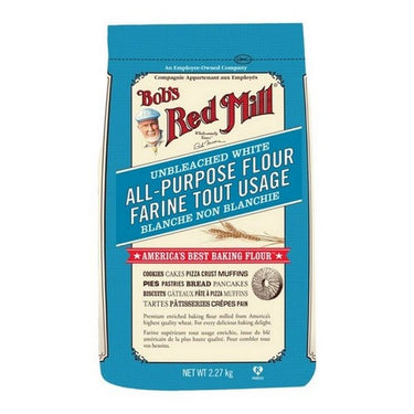 All Purpose Flour White Unbleached 2.27 kg by Bobs Red Mill