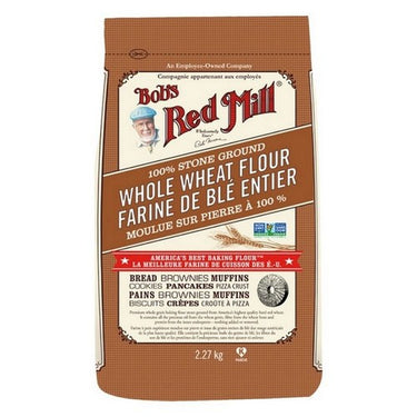 Whole Wheat Flour Stone Ground 2.27 kg by Bobs Red Mill