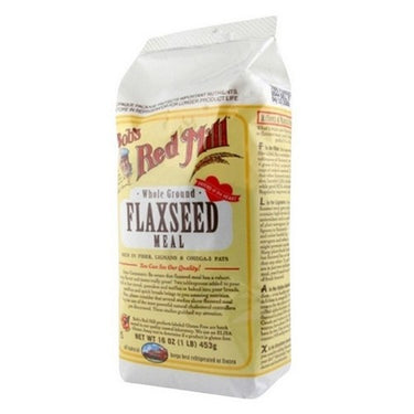 Bobs Red Mill, Organic Golden Flaxseed Meal, 453 Grams (Case Of 4)