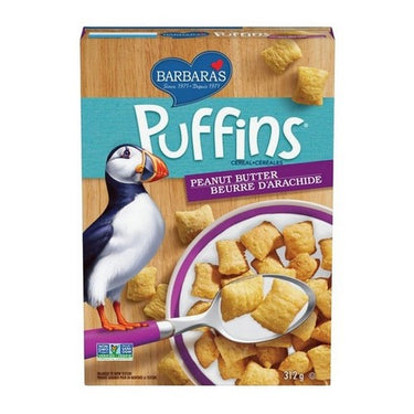 Barbara's, Puffins Peanut Butter Cereal, 312 Grams (Case Of 12)