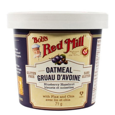 Bobs Red Mill, Oatmeal Cup Blueberry Hazelnut, 71 Grams (Case Of 12)