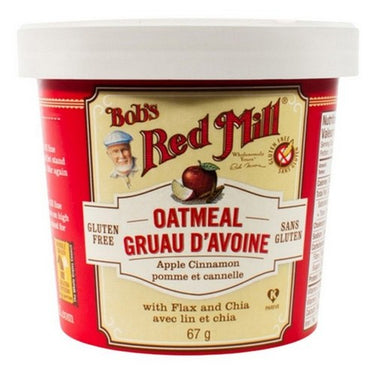 Bobs Red Mill, Apple Cinnamon Oatmeal, 67 Grams (Case Of 12)