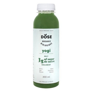 Dose, Organic Cold Pressed Green Juice Yogi, 300 Ml (Case Of 6)