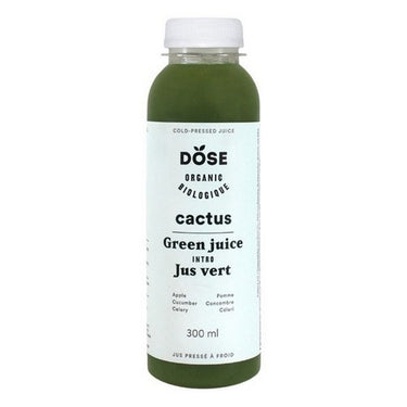 Dose, Organic Cold Pressed Green Juice Cactus, 300 Ml (Case Of 6)