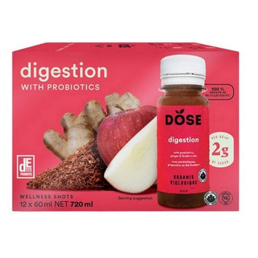 Organic Cold Pressed Shot Apple Cider Vinegar 60 Ml X (Pack Of 12) by Dose