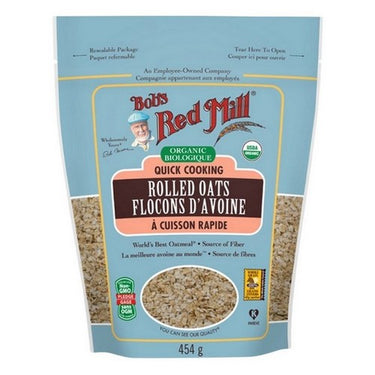 Bobs Red Mill, Organic Quick Rolled Oats, 454 Grams (Case Of 4)