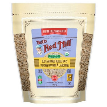 Bobs Red Mill, Organic Old Fashioned Rolled Oats, 907 Grams (Case Of 4)