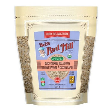 Bobs Red Mill, Organic Quick Cooking Rolled Oats, 794 Grams (Case Of 4)