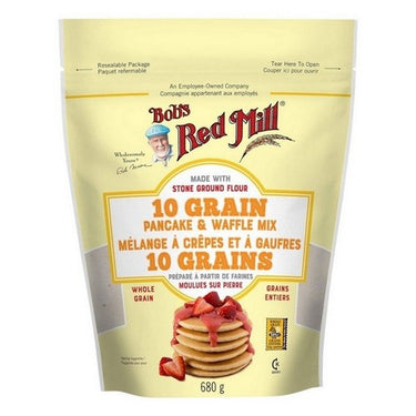 10 Grain Pancake And Waffle Mix 680 Grams by Bobs Red Mill