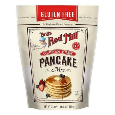 Bobs Red Mill, Pancake And Waffle Mix Gluten Free, 680 Grams (Case Of 4)