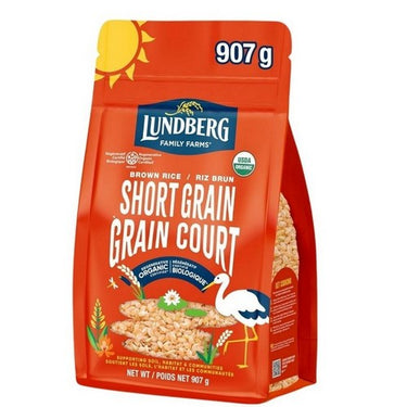 Lundberg, Organic Short Grain Brown Rice, 907 Grams (Case Of 6)