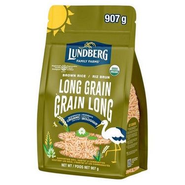 Lundberg, Organic Long Grain Brown Rice, 907 Grams (Case Of 6)