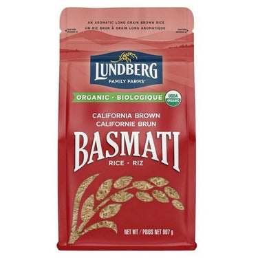 Lundberg, Organic Brown Basmati Rice, 907 Grams (Case Of 6)