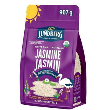 Lundberg, Organic White Jasmine Rice, 907 Grams (Case Of 6)