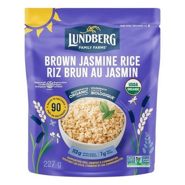 Organic Brown Jasmine Rice 227 Grams by Lundberg