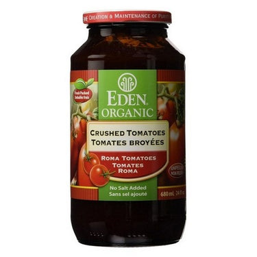 Eden Foods, Organic Tomatoes Crushed, 680 Ml (Case Of 12)