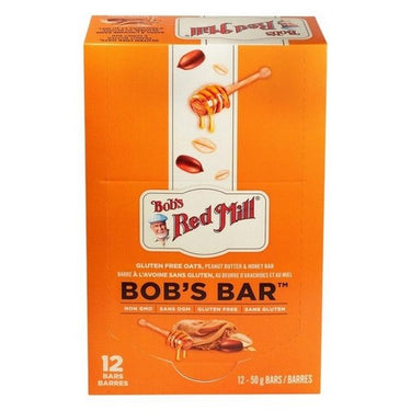 Bobs Red Mill, Peanut Butter And Honey Oats Bob's Bar, 50 Grams (Case Of 12)