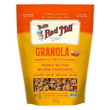 Bobs Red Mill, Homestyle Peanut Butter Granola, 312 Grams (Case Of 6)