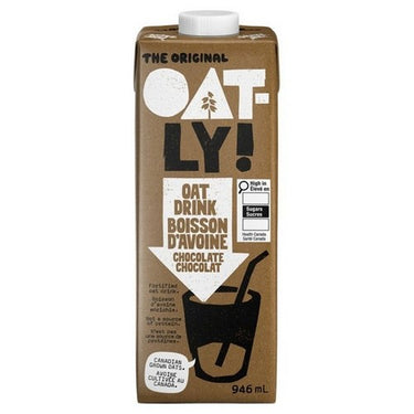 Oatly, Chocolate Oat Drink, 946 Ml (Case Of 12)