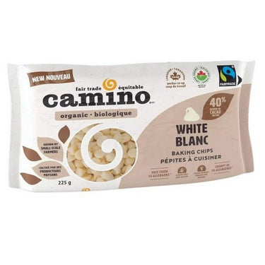 Camino, Organic White Chocolate Baking Chips, 225 Grams (Case Of 8)
