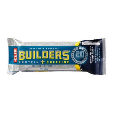Clif Bar, Builders Protein Plus Caffeine Chocolate Chip Cookie Dough, 68 Grams (Case Of 12)