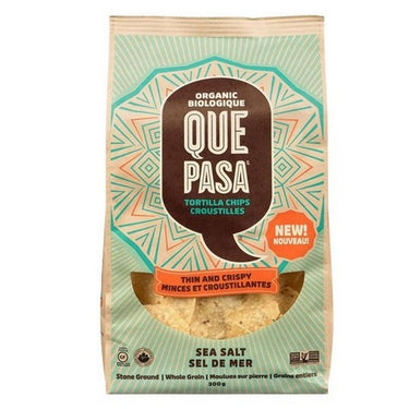 Que Pasa, Organic Sea Salt Tortilla Chips, 300 Grams (Case Of 12)