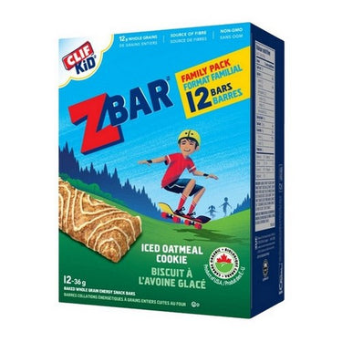Kid Zbar Iced Oatmeal Cookie Organic Energy Bar 36 Grams X 12 Count by Clif Bar