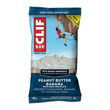 Clif Bar, Organic Chocolate Bar Peanut Butter Chocolate Banana, 68 Grams (Case Of 12)