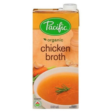 Pacific Foods, Organic Chicken Broth, 946 Ml (Case Of 12)