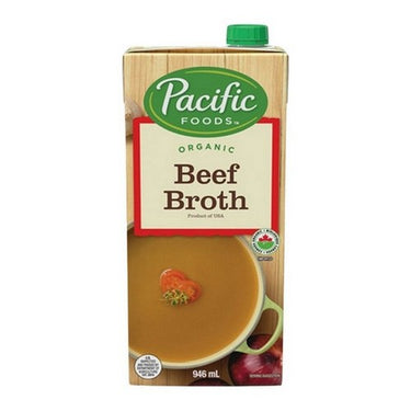 Pacific Foods, Organic Beef Broth, 946 Ml (Case Of 12)