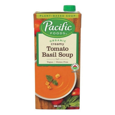 Pacific Foods, Organic Creamy Soup Tomato Basil, 946 Ml (Case Of 12)