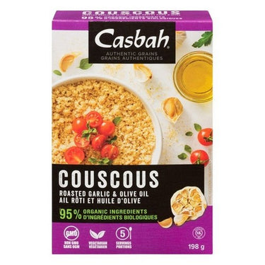 Casbah, Organic Roasted Garlic Olive Oil Couscous, 198 Grams (Case Of 12)