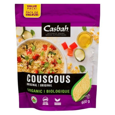 Organic Original Couscous 4 Packets X 600 Grams by Casbah