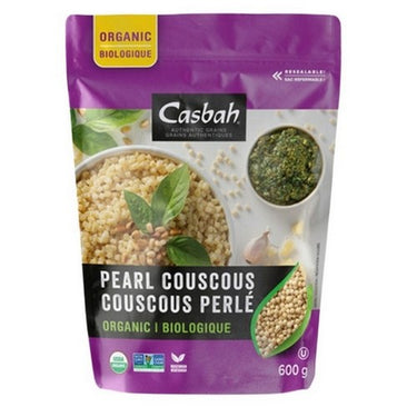 Organic Pearl Couscous 4 Packets X 600 Grams by Casbah