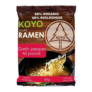 Koyo, Ramen Soup Garlic Pepper, 60 Grams (Case Of 12)