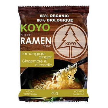 Koyo, Ramen Soup Lemongrass Ginger, 60 Grams (Case Of 12)