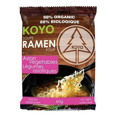 Koyo, Ramen Soup Asian Vegetables, 60 Grams (Case Of 12)