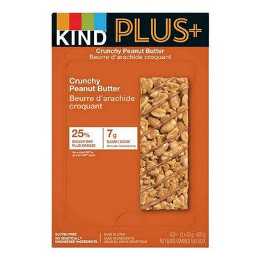 Kind, Plus Crunchy Peanut Butter Bar, 50 Grams (Case Of 12)