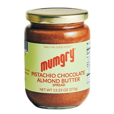 Pistachio Chocolate Almond Butter 375 Grams X (Pack Of 12) by Mumgry