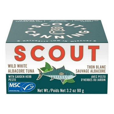 Wild White Albacore Tuna With Garden Herb Pesto 90 Grams by Scout