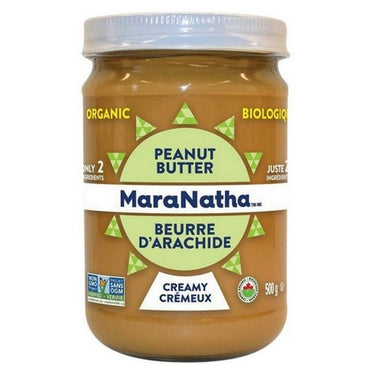 Organic Peanut Butter Creamy Salted 500 Grams by Maranatha