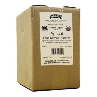 Organic Apricot Jelly Sugar Sweetened 7 kg by Crofters