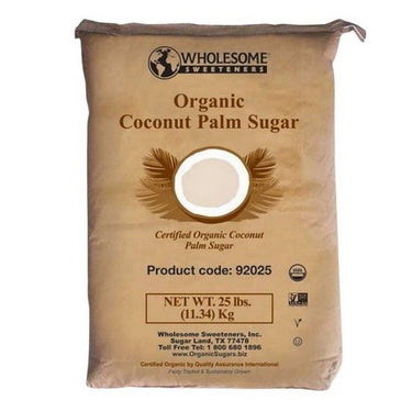 Organic Coconut Palm Sugar 25 Lbs by Wholesome
