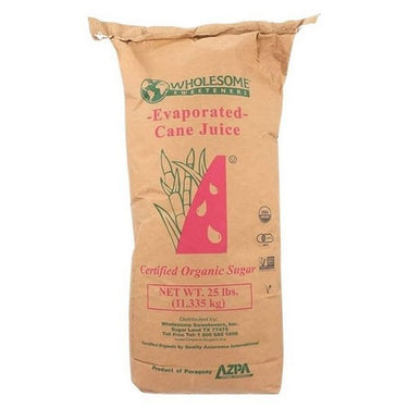 Organic Golden Sugar Fair 25 Lbs by Wholesome
